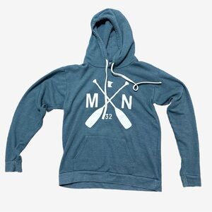 MN Paddle Pullover Hoodie in Slate Blue